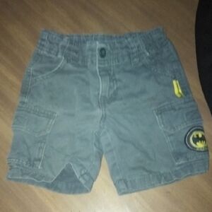 Gray Kids Cargo Shorts